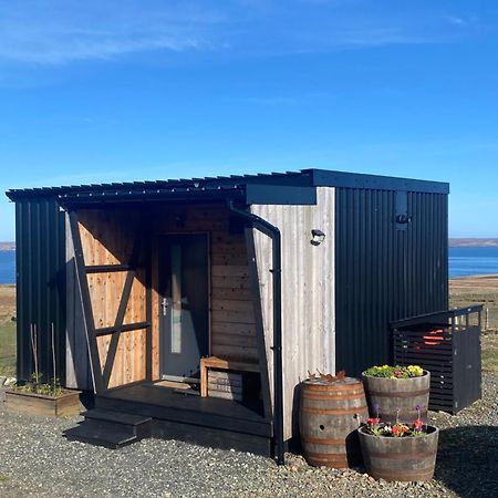 Unique Luxurious Cabin On Sea View Working Croft Garrabost Екстериор снимка